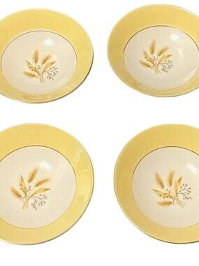 Autumn Gold Wheat Century Service Set Of 4 - Berry bowls